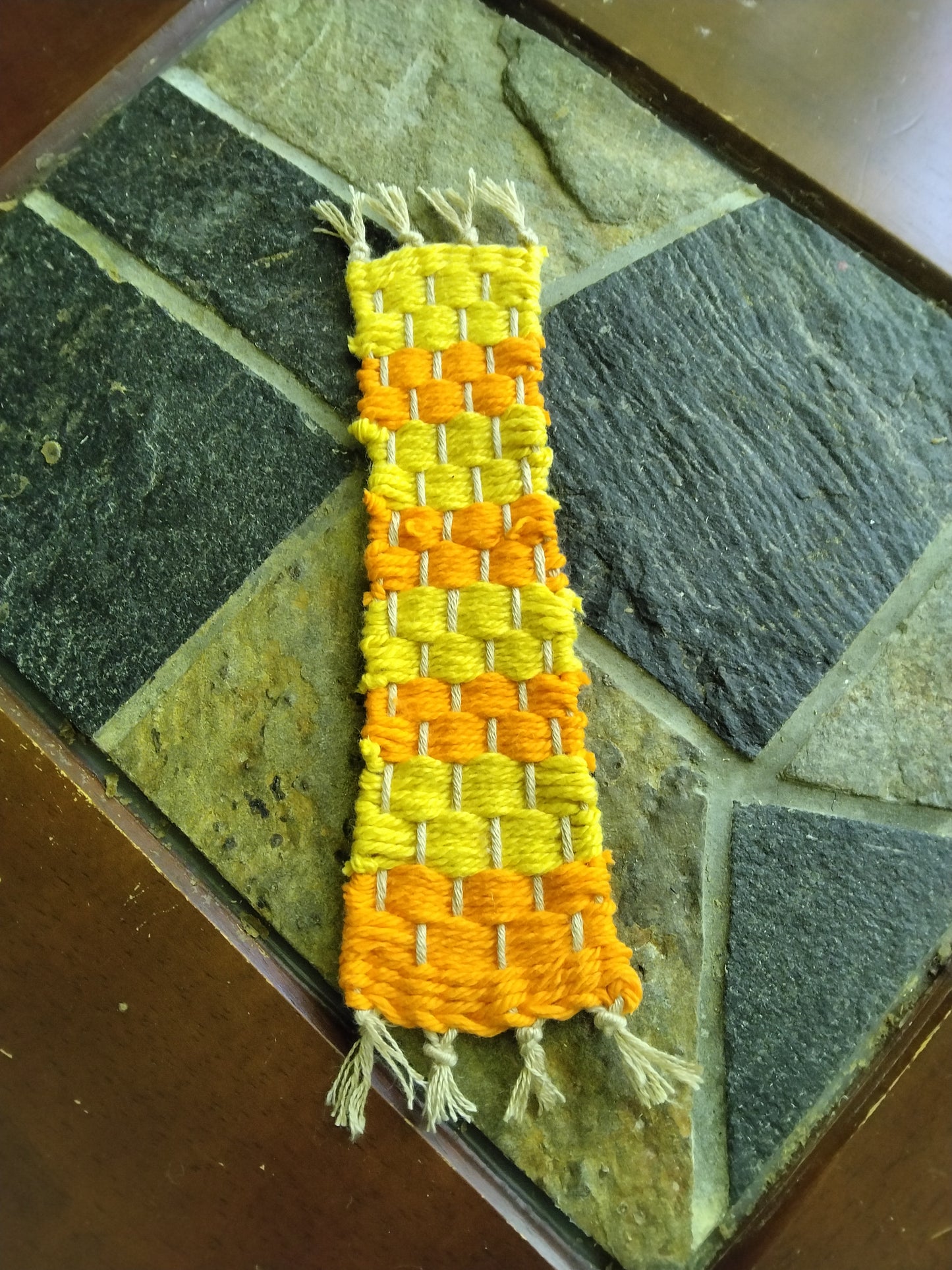 Striped Loom Woven Bookmark (2 pack)