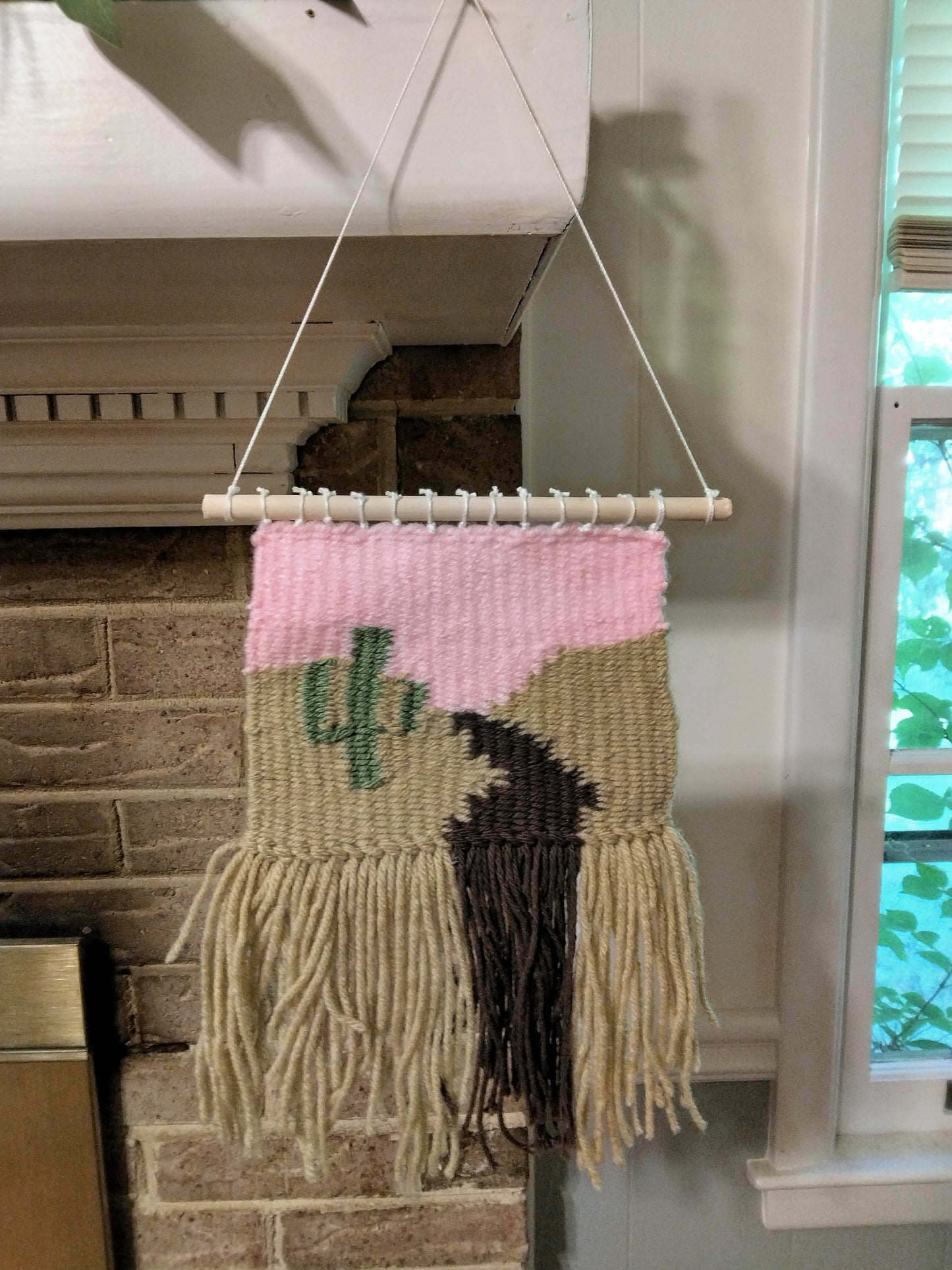 Handmade Cactus Trail Hanging Tapestry