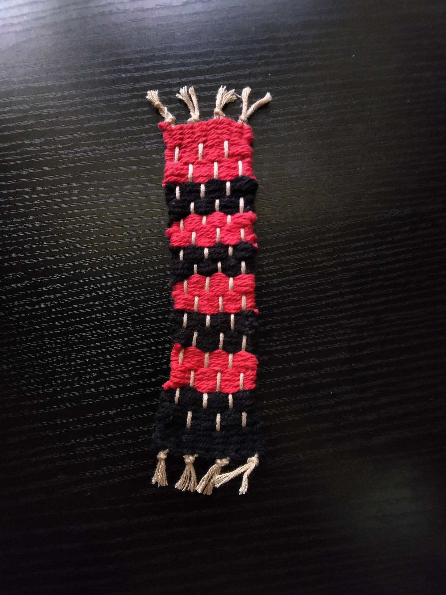 Striped Loom Woven Bookmark (2 pack)