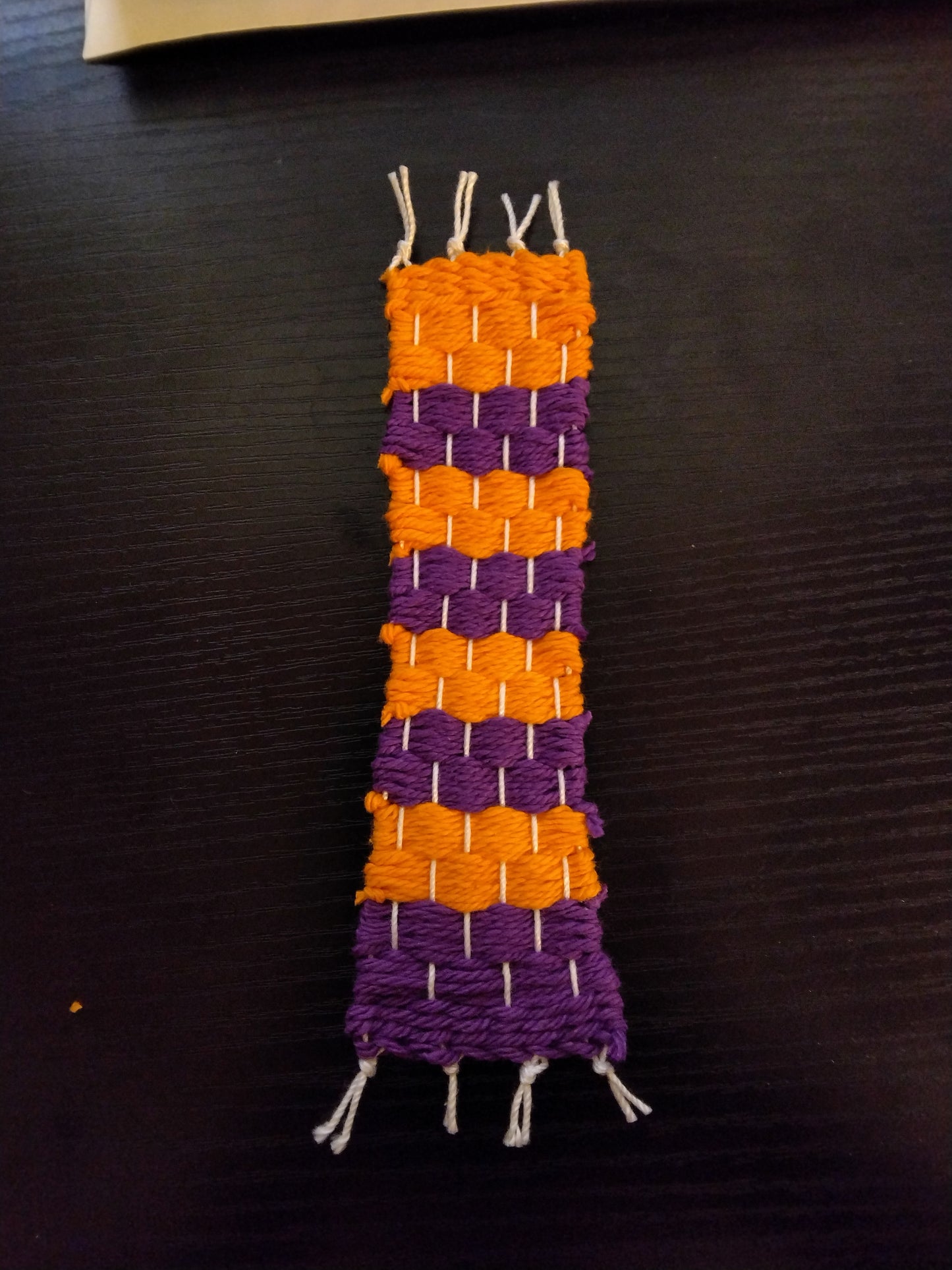 Striped Loom Woven Bookmark (2 pack)